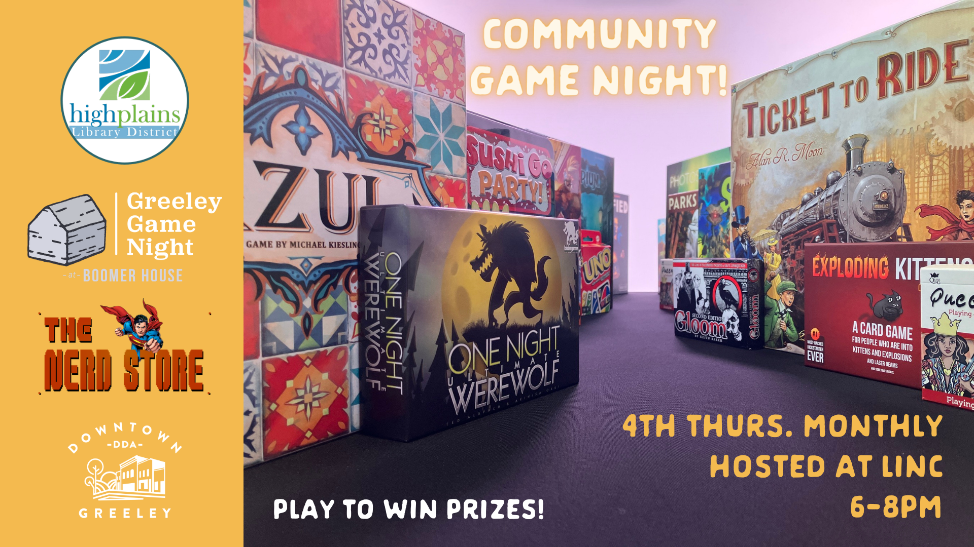 Community Game Night @ LINC!
